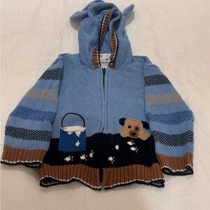 Florence Eiseman Hooded Knit dog Sweater